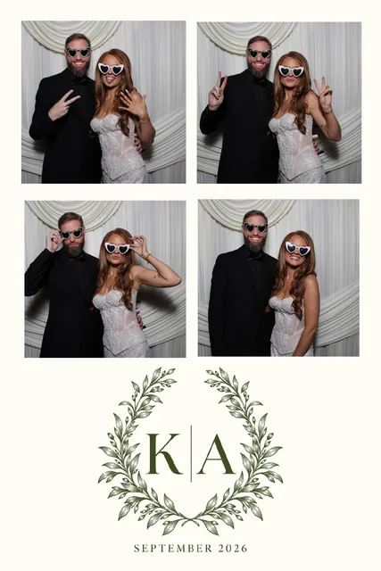 Custom photo booth print