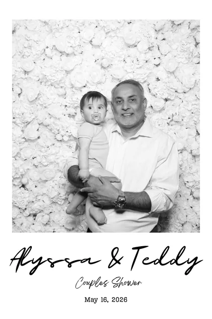 Custom photo booth print